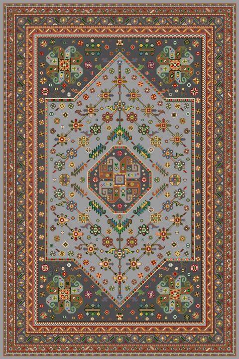 Handmade rugs 120 x 180 cm, Hand-knotted, Wool Rug, (weaving)